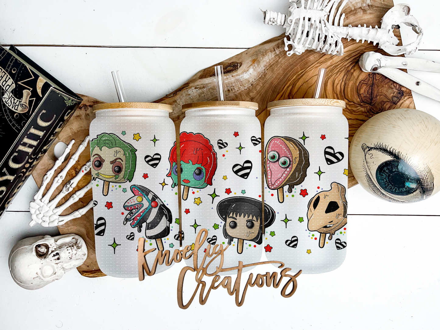 Beetle Summerween Glass Can